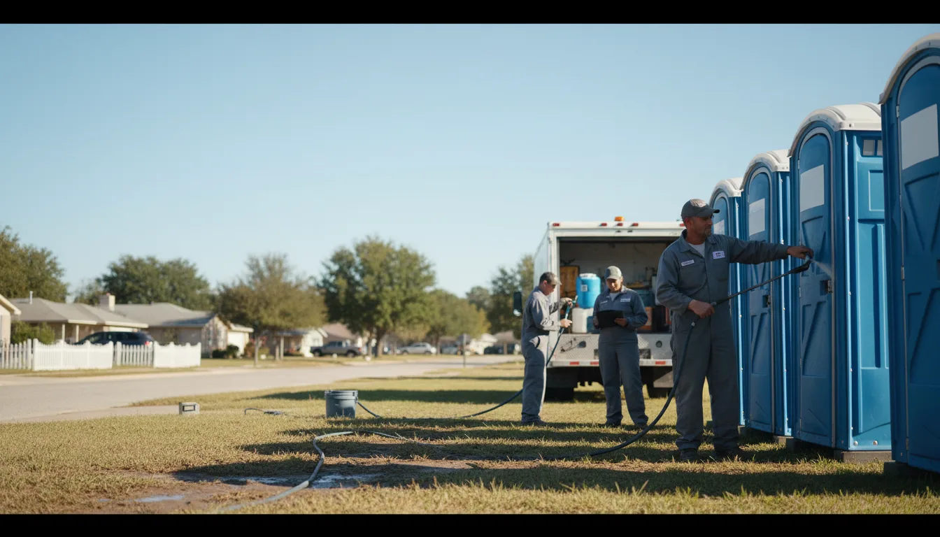 Long-Term Portable Toilet Rental in Meyersville, TX near me